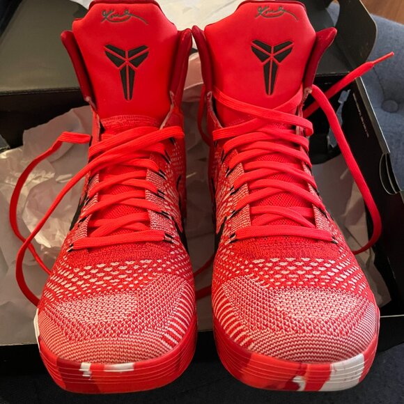 Nike Kobe IX Elite Protro High in Bright Crimson Basketball Shoes - NWT main image 5